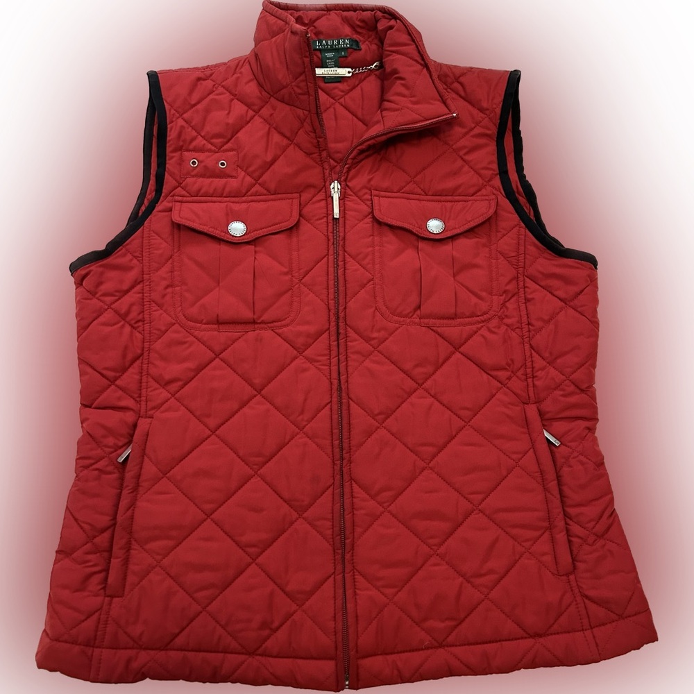 Lauren Ralph Lauren Green Label padded vest.